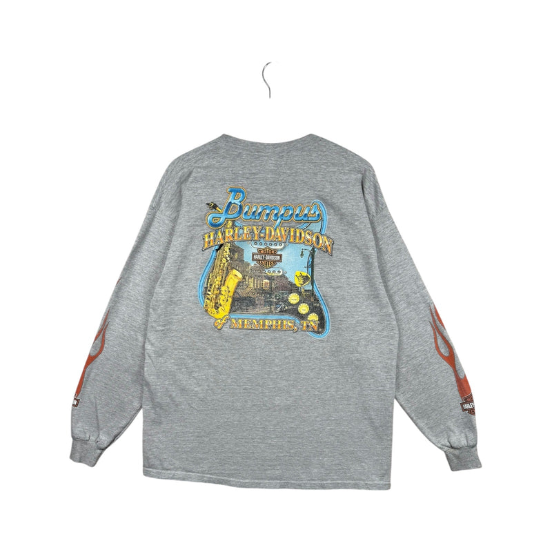 Vintage Harley Davidson Bumpus Memphis Long Sleeve