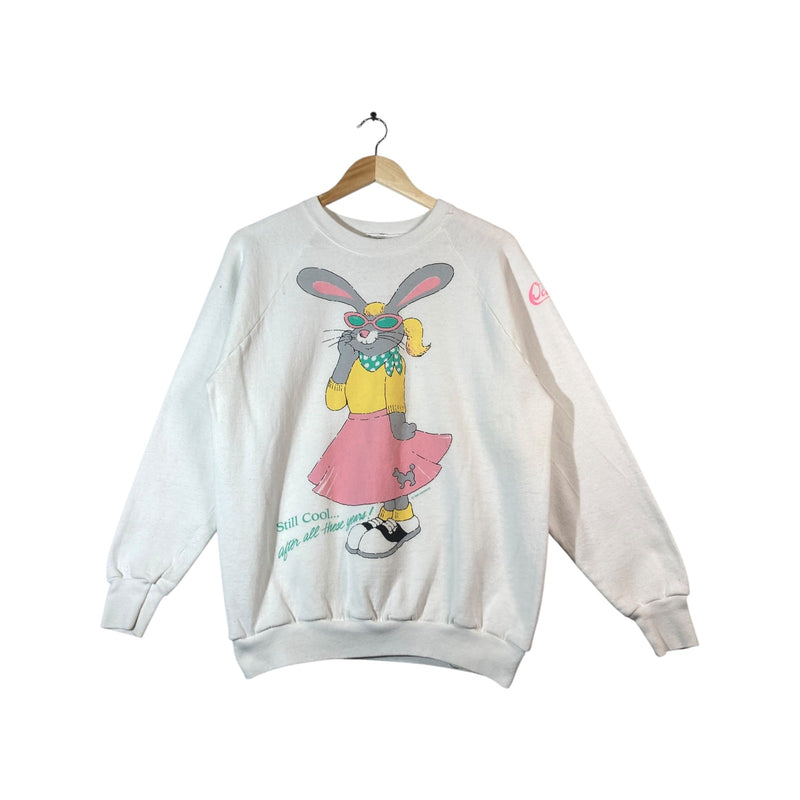 Vintage Airwaves 1987 Still Cool Bunny Crewneck