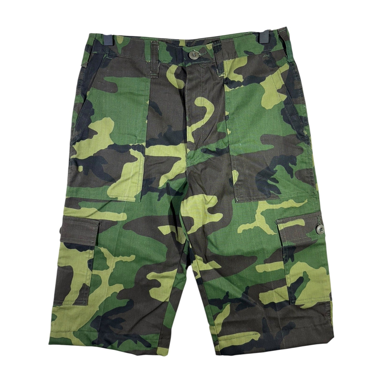 Vintage Cargo Camouflage Tactical Utility Shorts 31