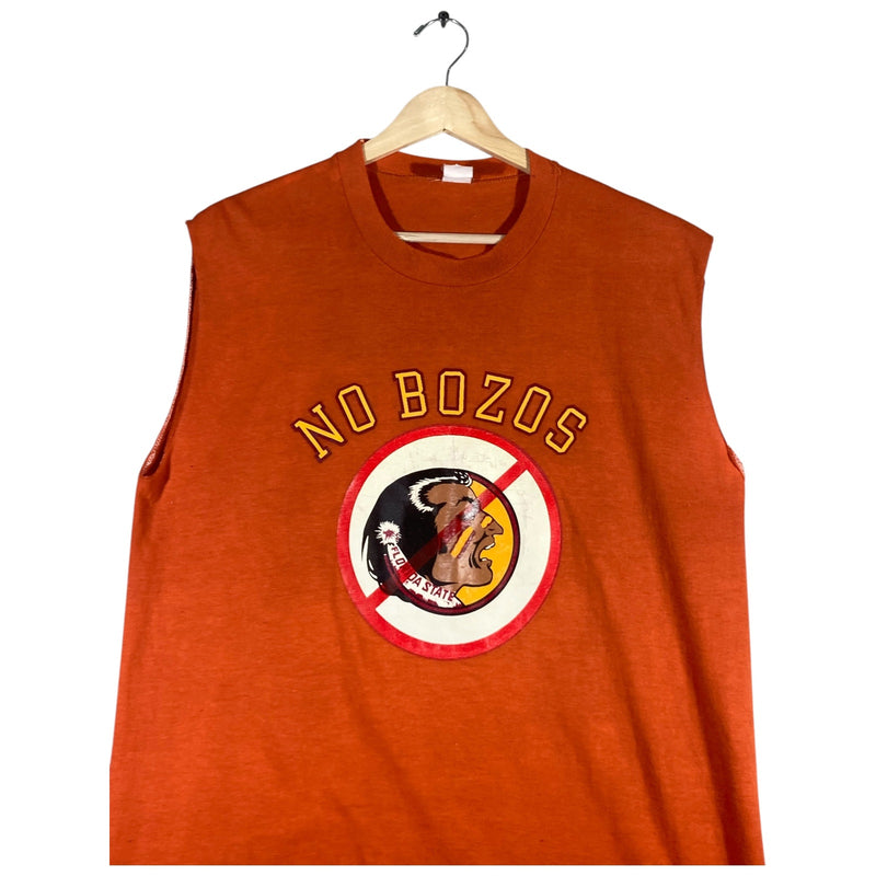 Vintage No Bozos Muscle Sleeves Tank Top