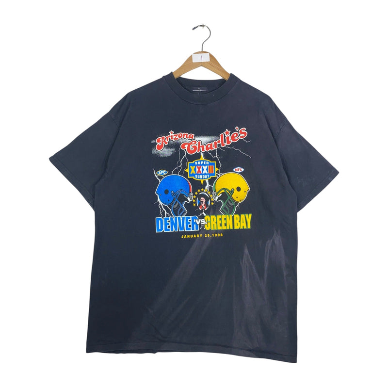 Vintage Denver Vs. Green Bay NFL T-Shirt 1998