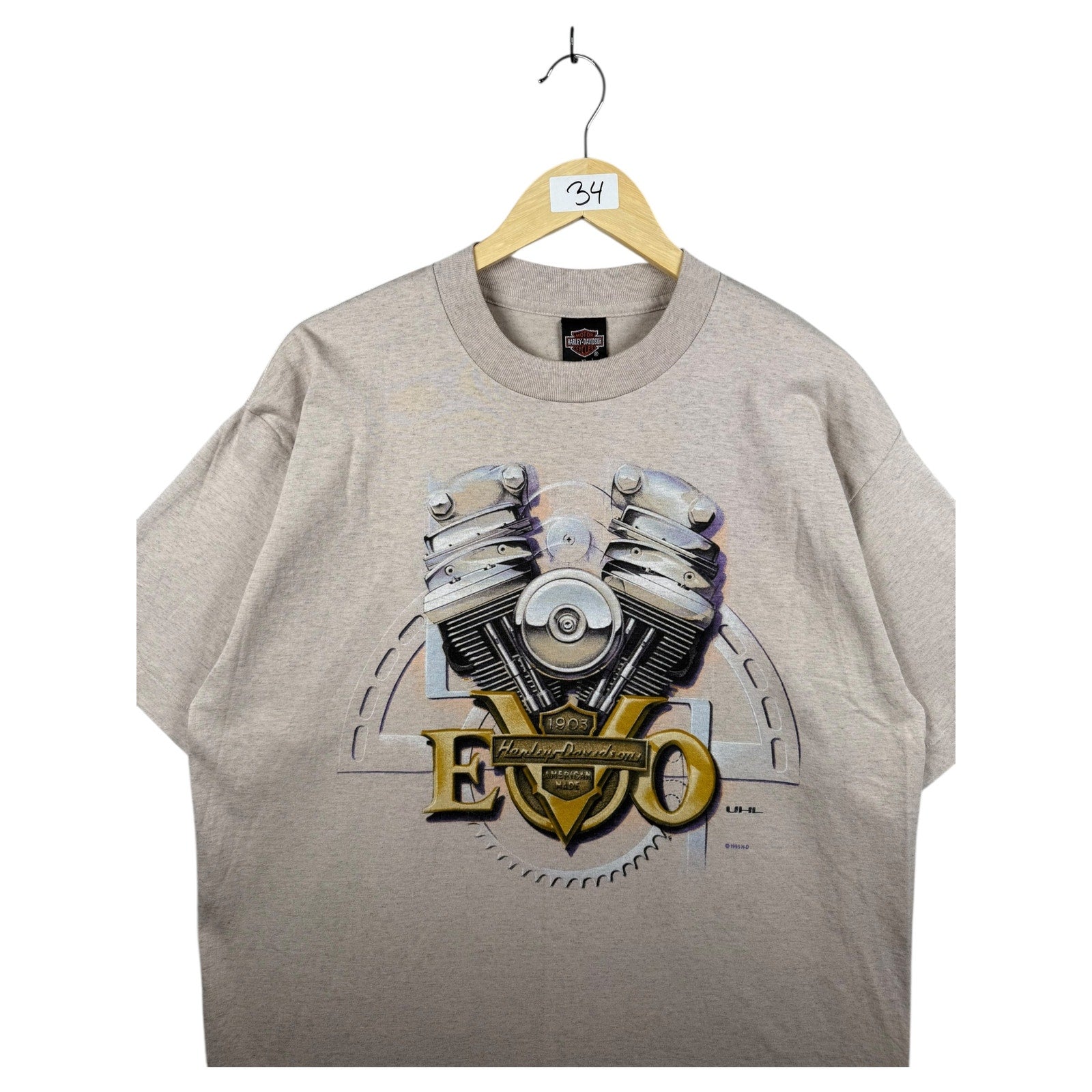 Vintage Harley Davidson EVO Cycle Center T-Shirt