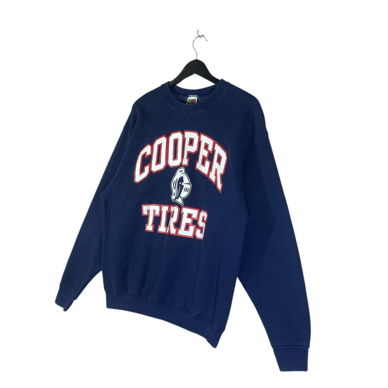 Vintage Cooper Tires Chest Spellout Crewneck