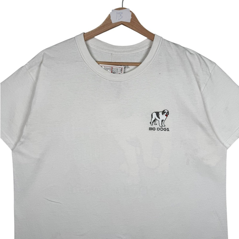 Vintage Big Dogs Graphic Humor Tee T-Shirt