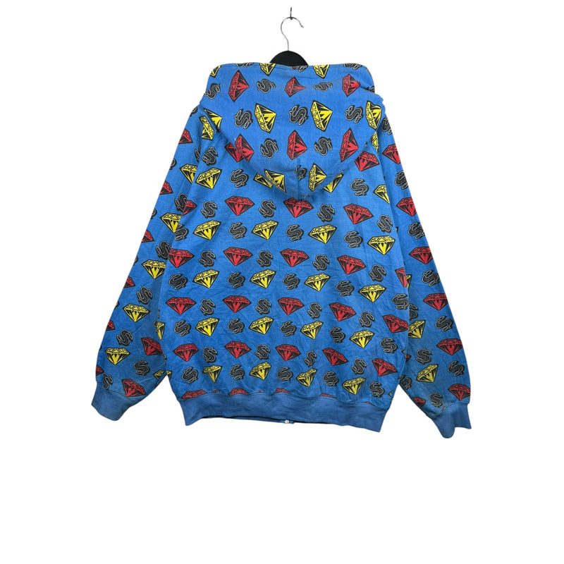 Vintage Billionaire Boys Clubs AOP Full Zip Hoodie