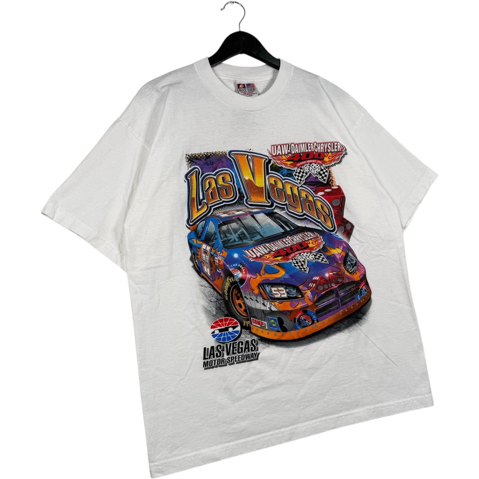 Vintage NASCAR UAW-Daimler Chrysler 400 Tee