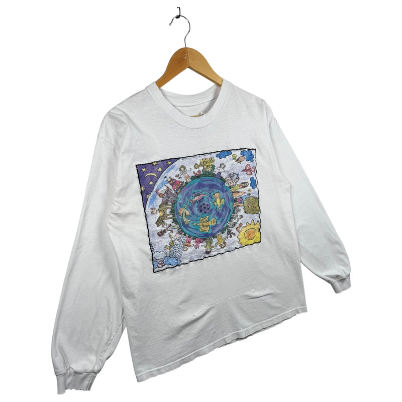 Vintage Earth Day Style Graphic Long Sleeve
