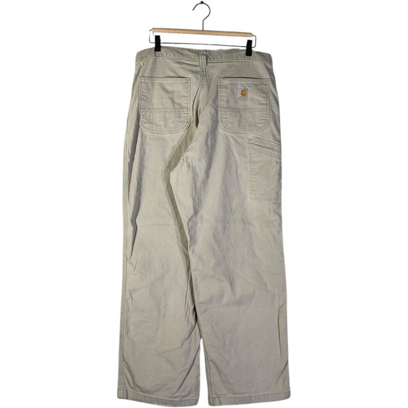 Vintage Carhartt Relaxed Rigby Canvas Work Pants 46x30