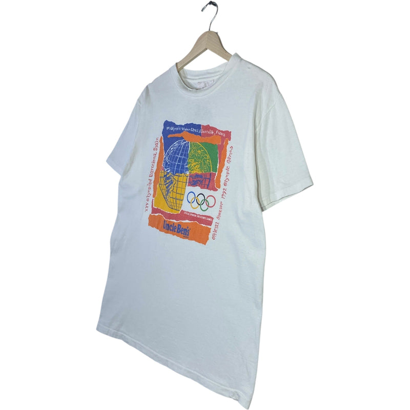 Vintage Adidas Uncle Ben's Olympics Winter Games T-Shirt 1992