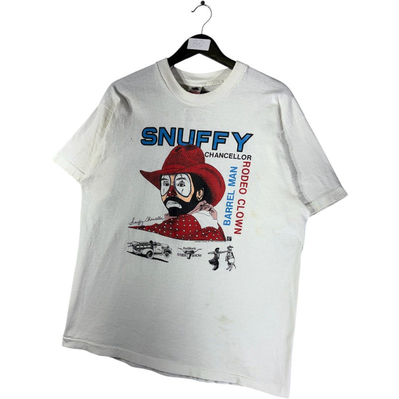 Vintage Snuffy Chancellor Rodeo Clown T-Shirt