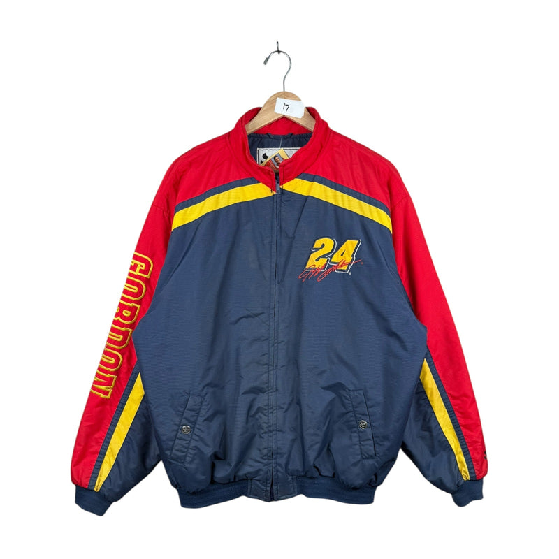 Vintage Jeff Gordon #24 NASCAR Colorblock Racing Jacket