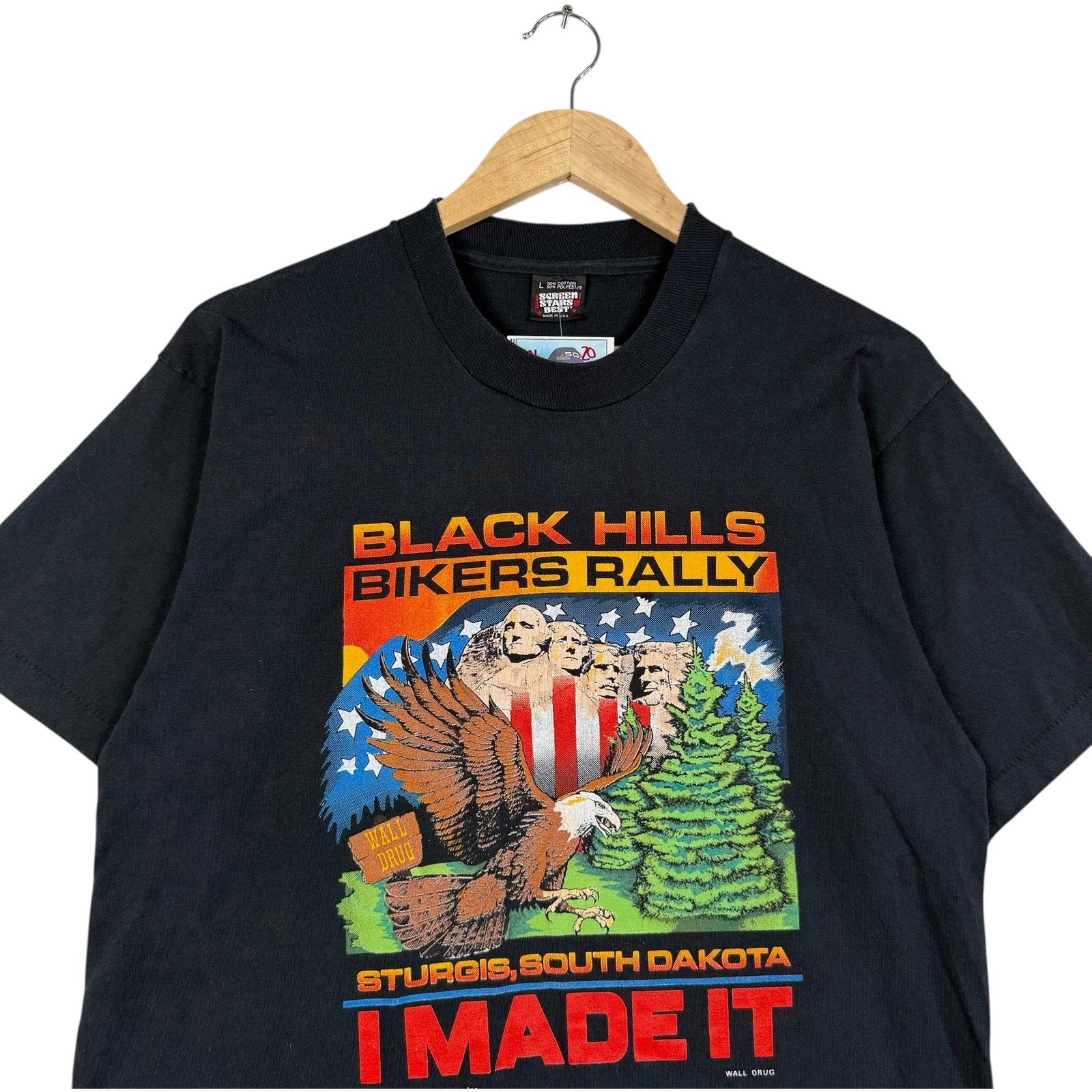 Vintage Black Hills Bikers Rally Tee
