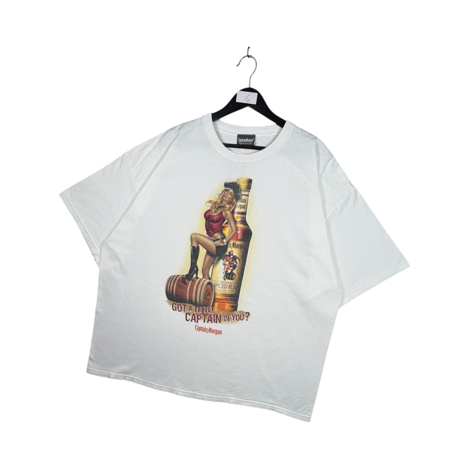 Vintage Captain Morgan Spiced Rum Graphic T-Shirt