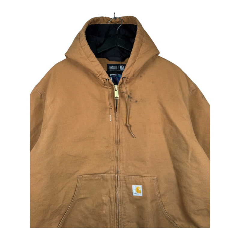 Vintage Carhartt Active Loose Full Zip Hoodie