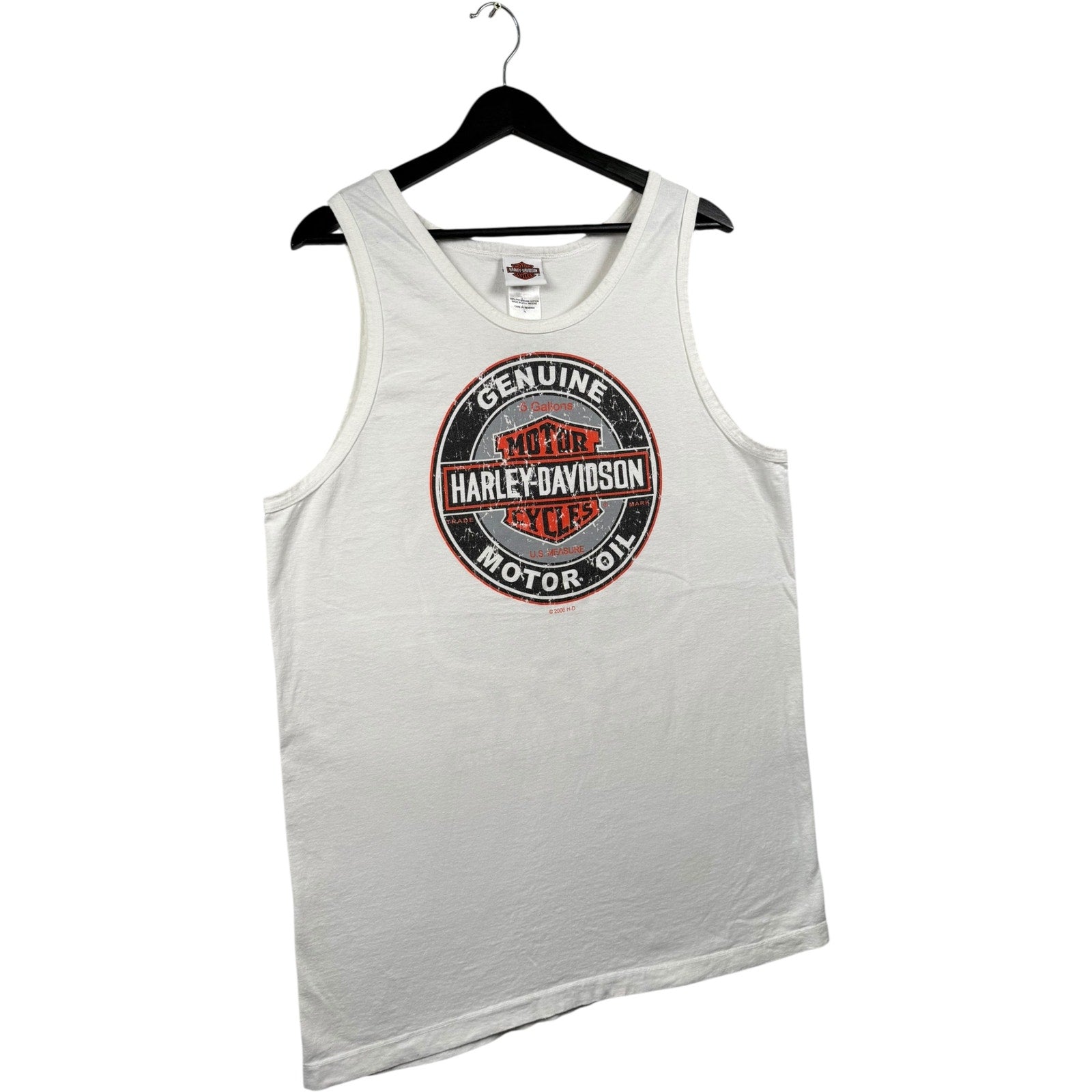 Vintage Harley Davidson Central Texas Motor Oil Tank Top