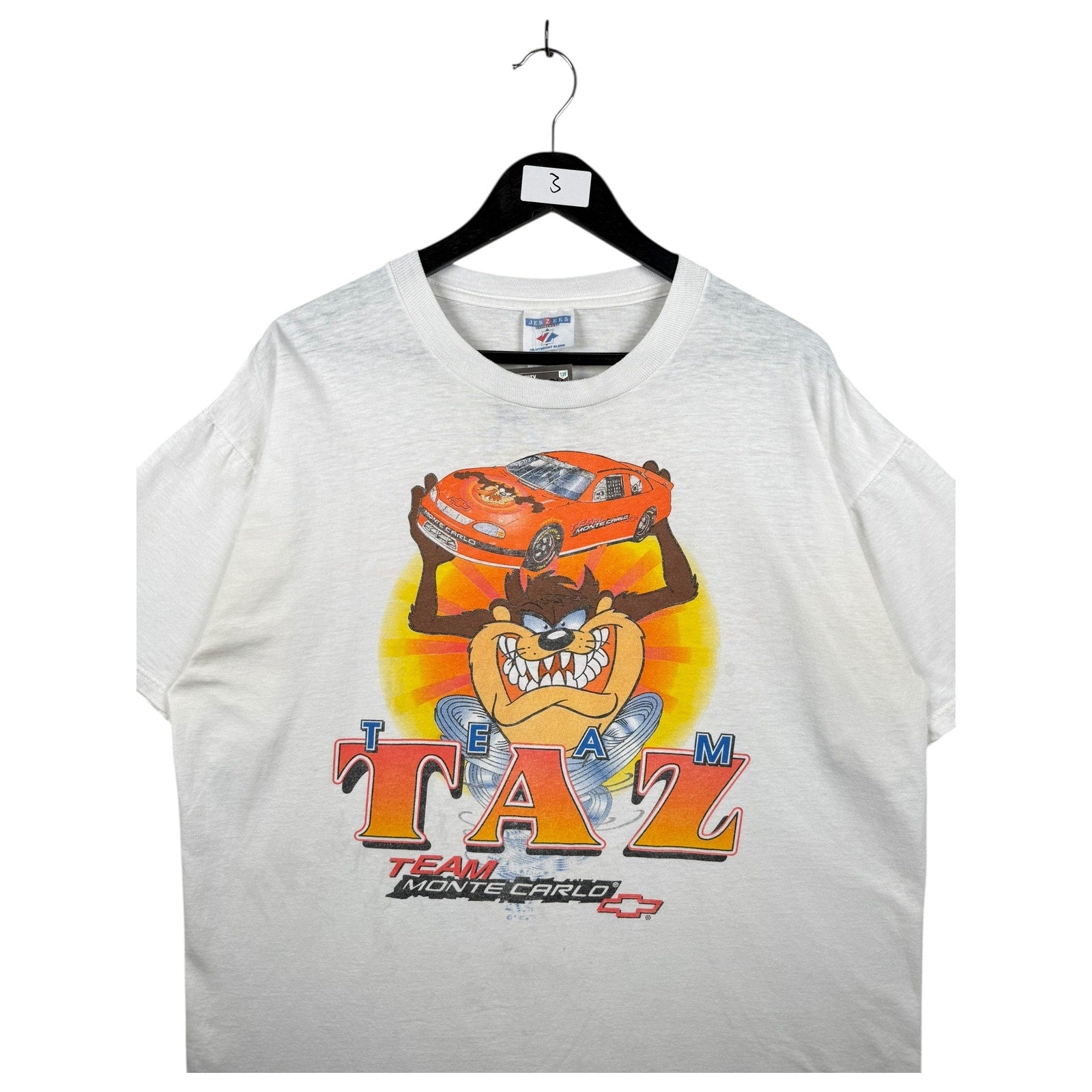 Vintage Looney Tunes Team Taz Chevrolet Monte Carlo T-Shirt