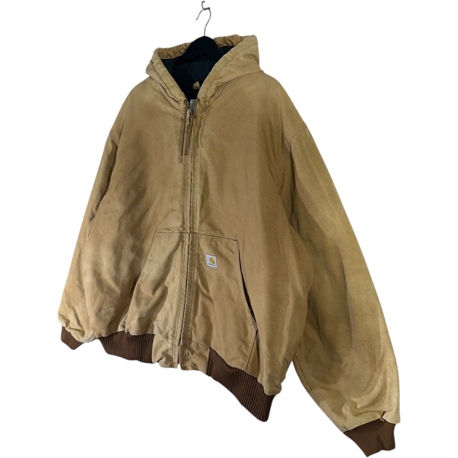 Vintage Carhartt Flannel-Lined Hooded Workwear Jacket