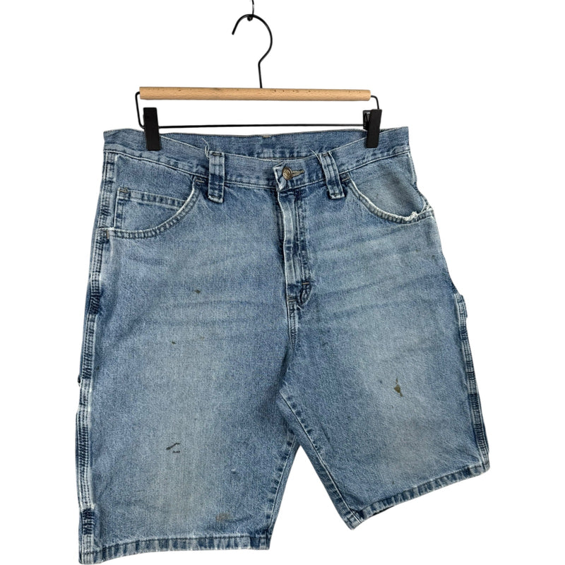 Vintage Wrangler Utility Cargo Denim Shorts 32