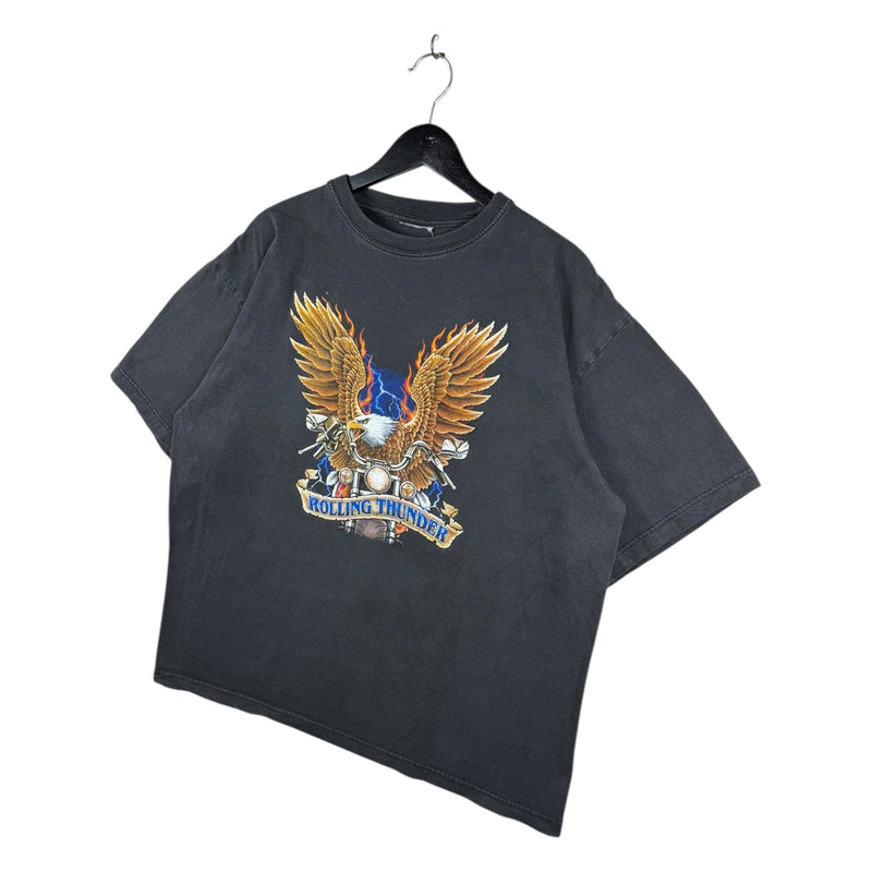 Vintage Eagle Motorcycle Biker Graphic T-Shirt