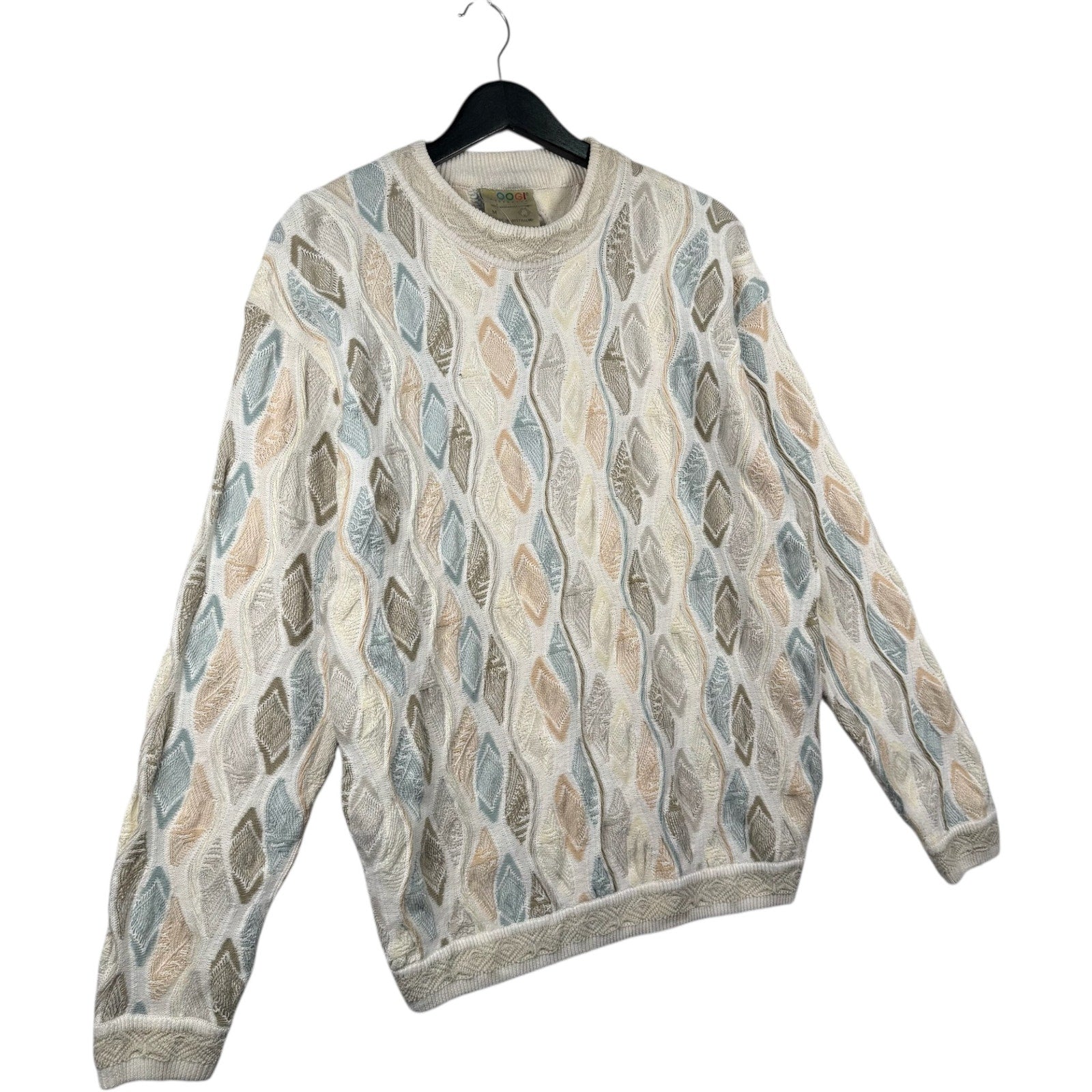 Vintage Coogi 3D Knit Textured Sweater
