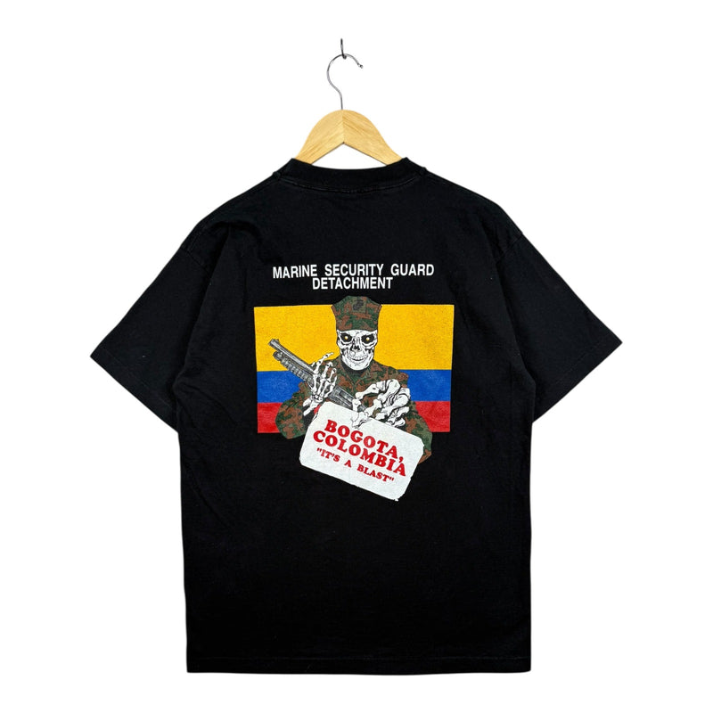 Vintage Security Guard Bogotá Colombia Graphic T-Shirt