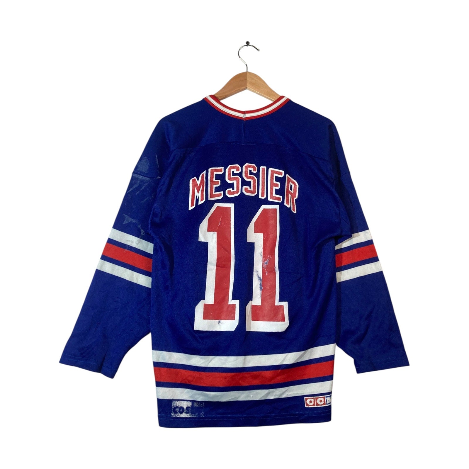 Vintage CCM NHL Rangers Messier 11 Jersey