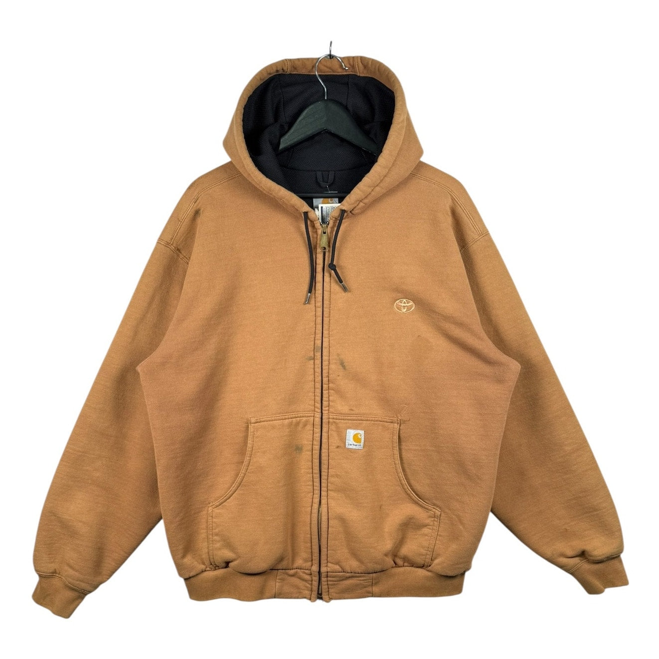 Vintage Carhartt Thermal-Lined Full Zip Hoodie