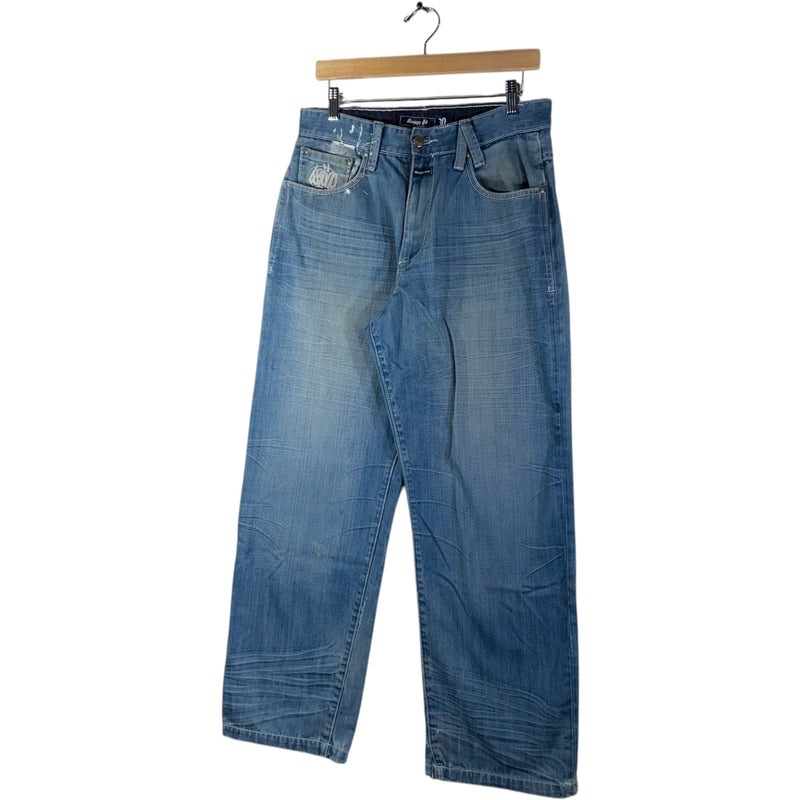 Y2K Karl Kani Baggy Fit Wide Leg Denim Jeans 32x30