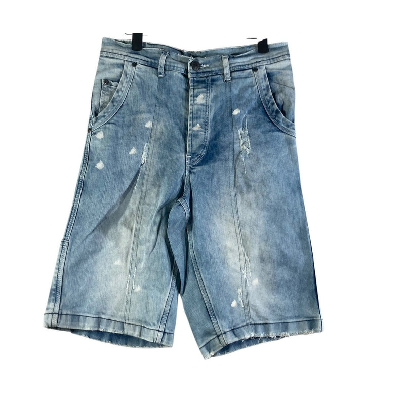 Vintage Yakuza Distressed Denim Shorts 38