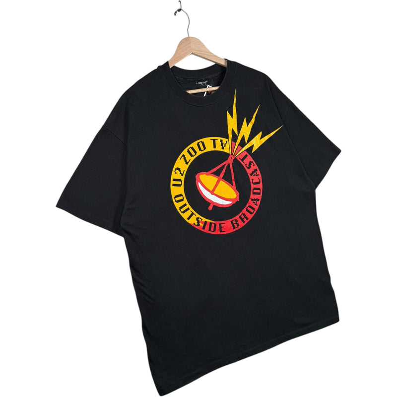 Vintage U2 Zoo TV Outside Broadcast Band T-Shirt