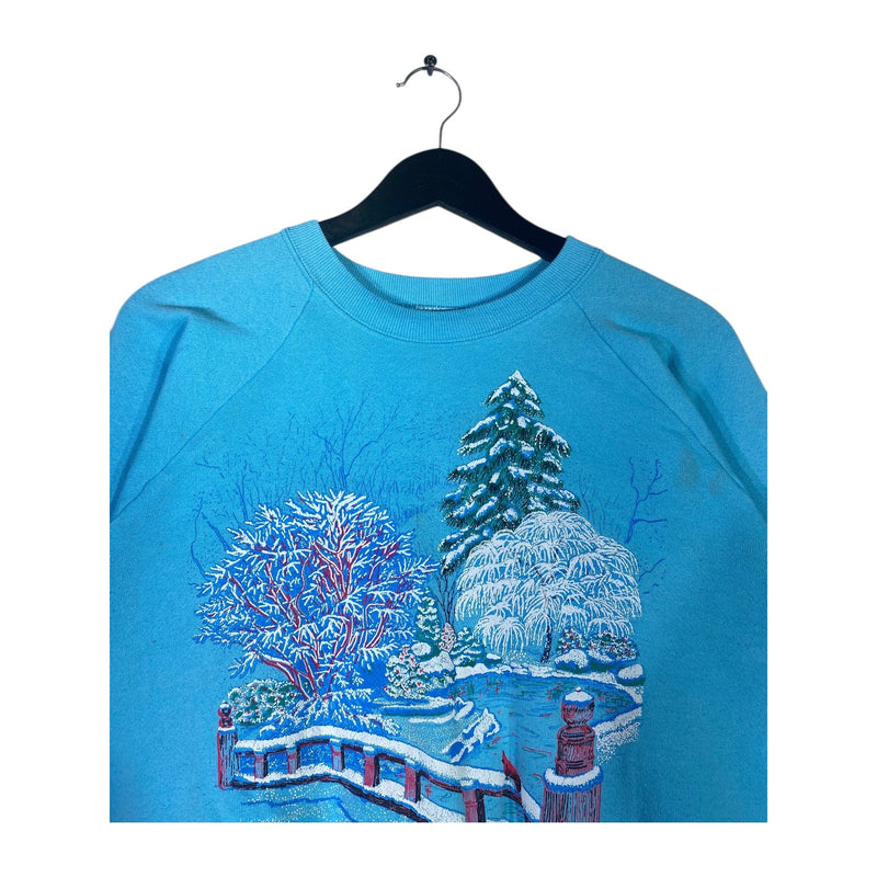 Vintage Winter Picture Escalante, Utah Crewneck