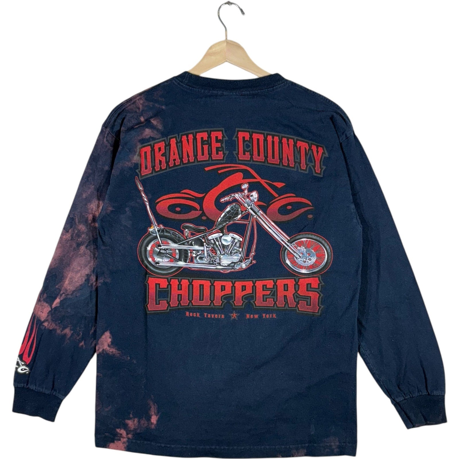 Vintage Orange County Choppers Motorcycle Long Sleeve