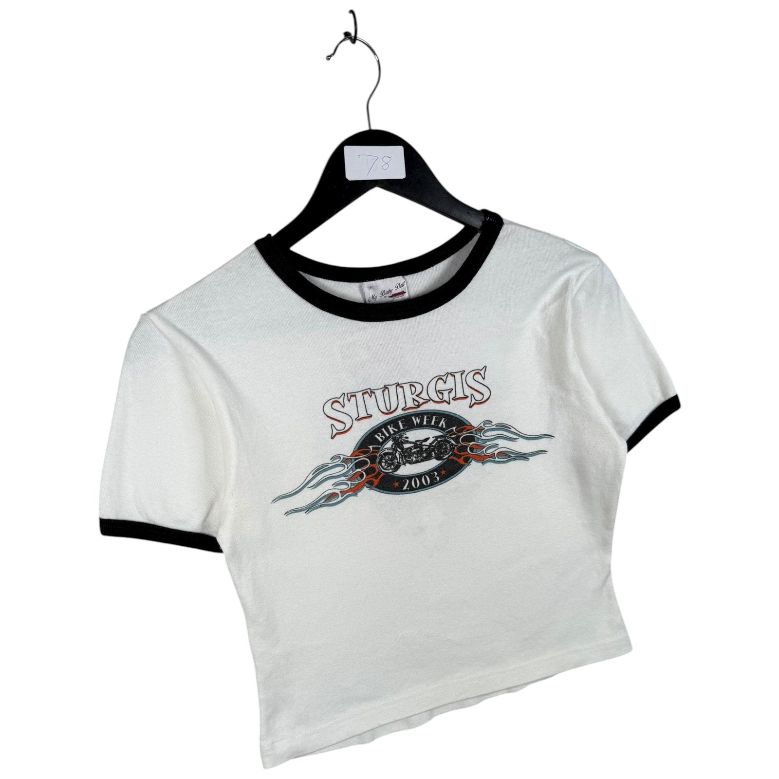Vintage Sturgis Bike Week 2003 Ringer Women's T-Shirt