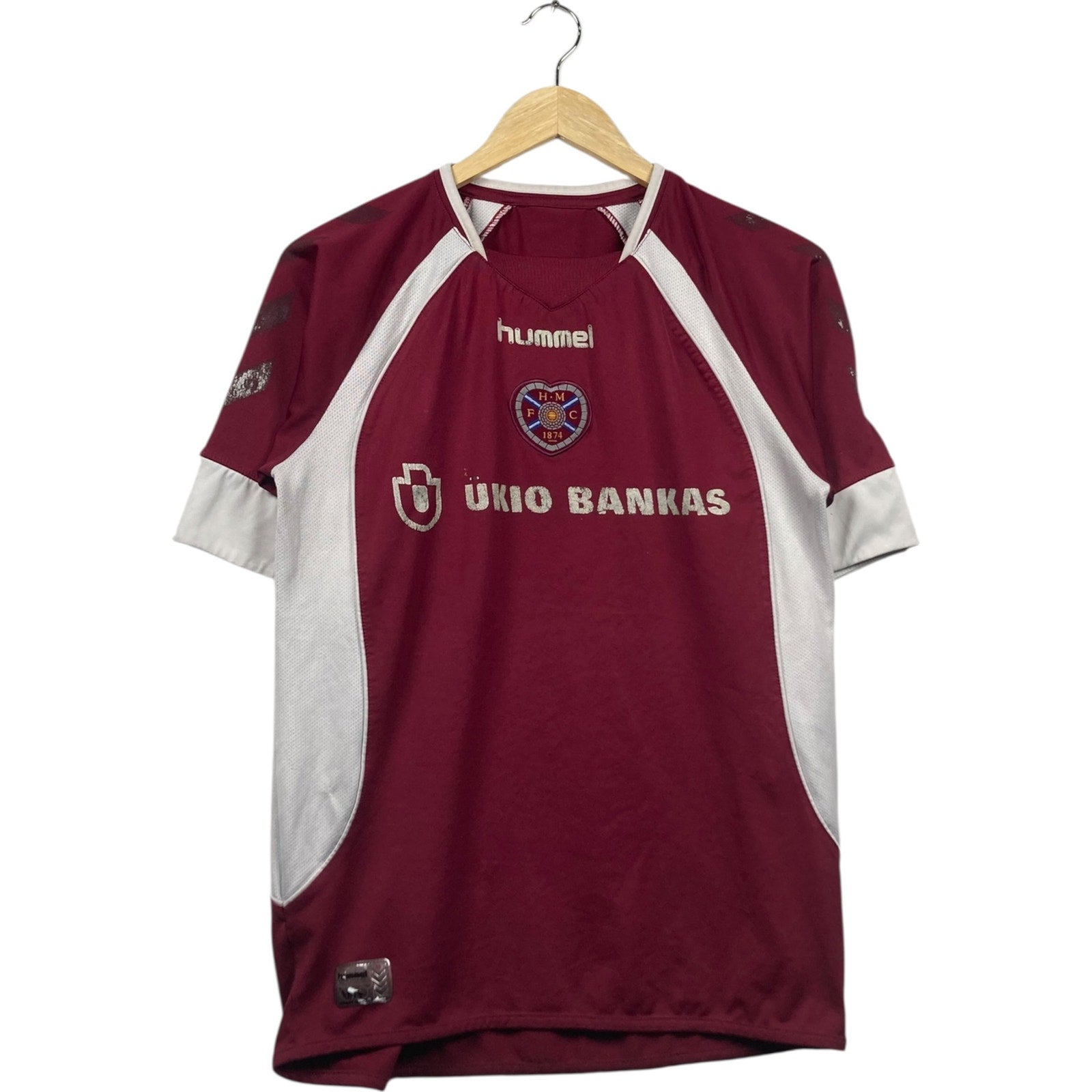 Vintage Hummel Heart of Midlothian Soccer Jersey