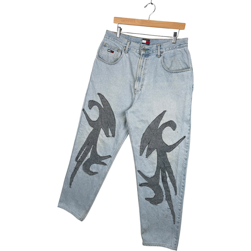 Vintage Tommy Jean Straight Leg Denim Jeans 36