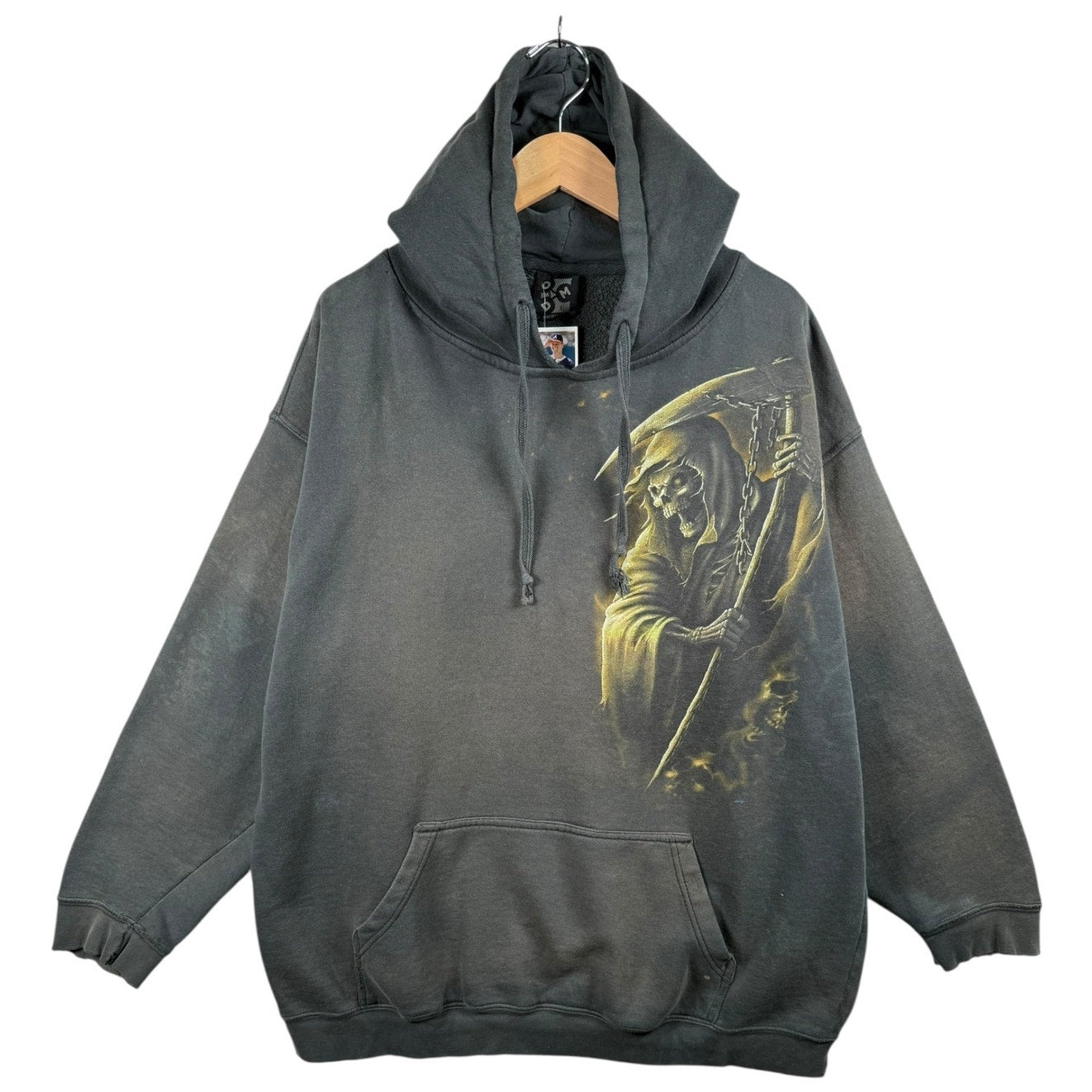 Vintage DOM Grim Reaper Graphic Hoodie
