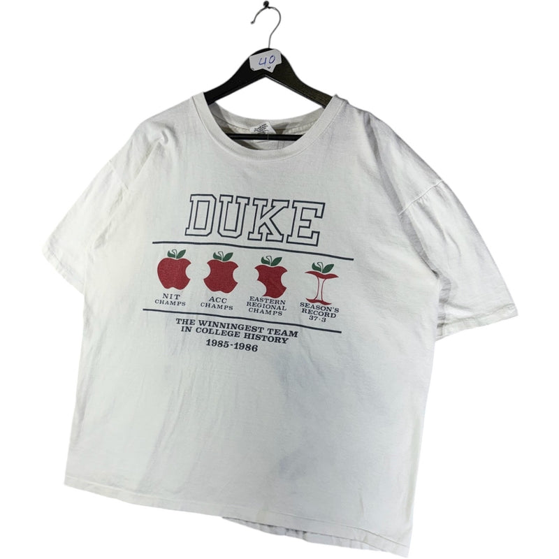 Vintage Duke NCAA Basketball Champs 1985–1986 T-Shirt