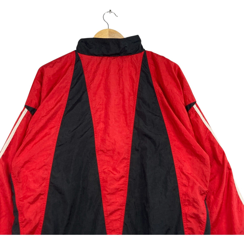Vintage Adidas Mini Logo Color Block Windbreaker