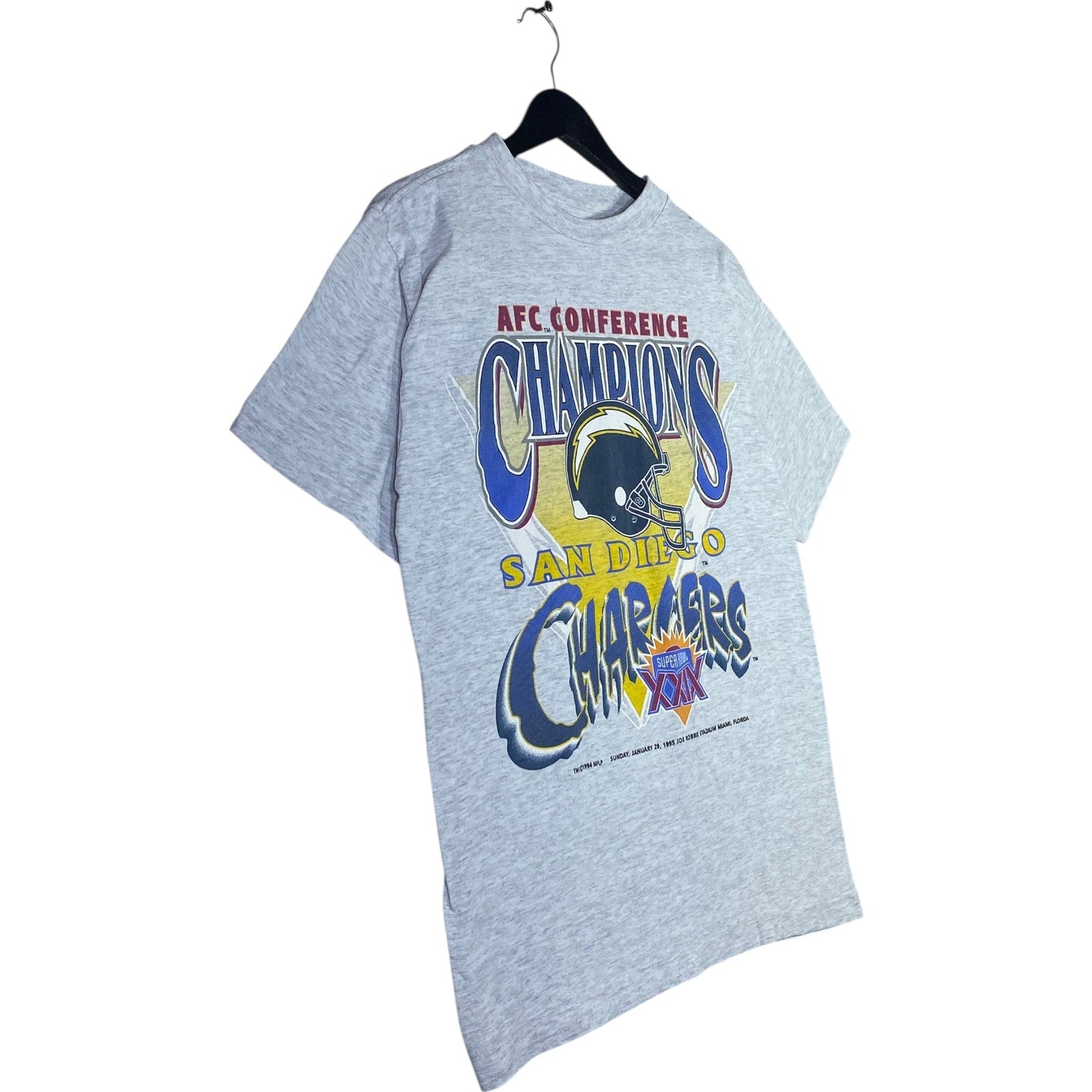 Vintage San Diego Chargers AFC Super Bowl T-Shirt