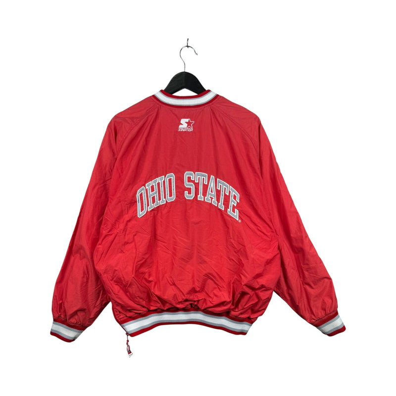 Vintage Starter Ohio State University Pullover Varsity Jacket