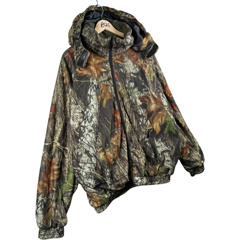 Vintage Remington Reversible Camo Full Zip Hoodie