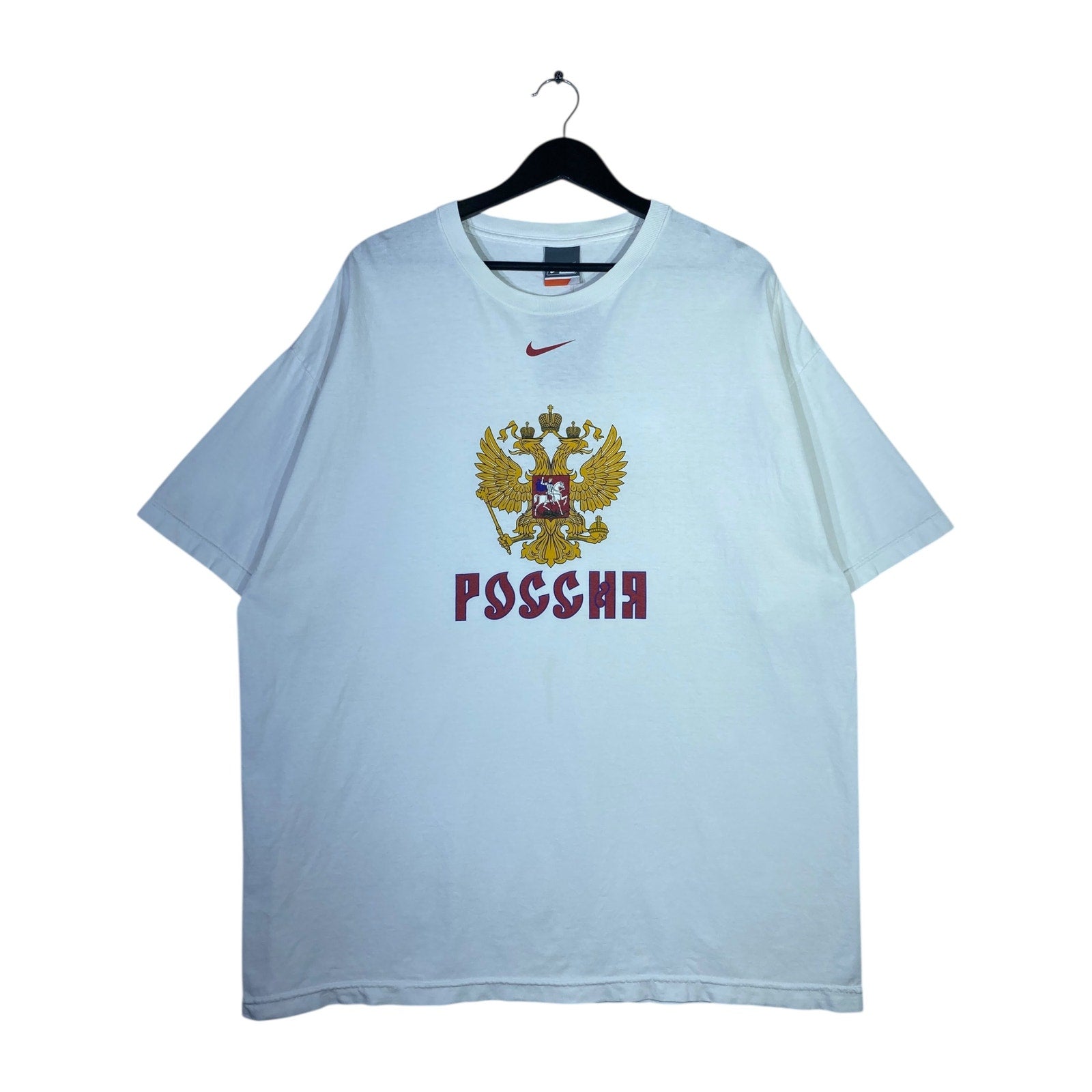 Vintage Nike Bauer Russia Team Hockey T-Shirt