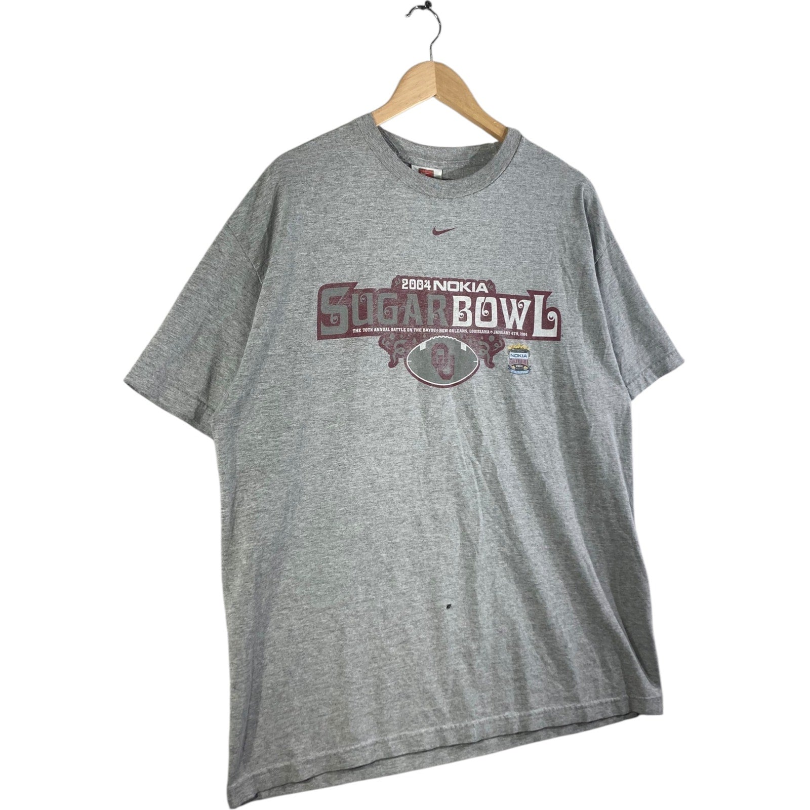 Vintage Nike 2004 Nokia Sugar Bowl Oklahoma Sooners T-Shirt