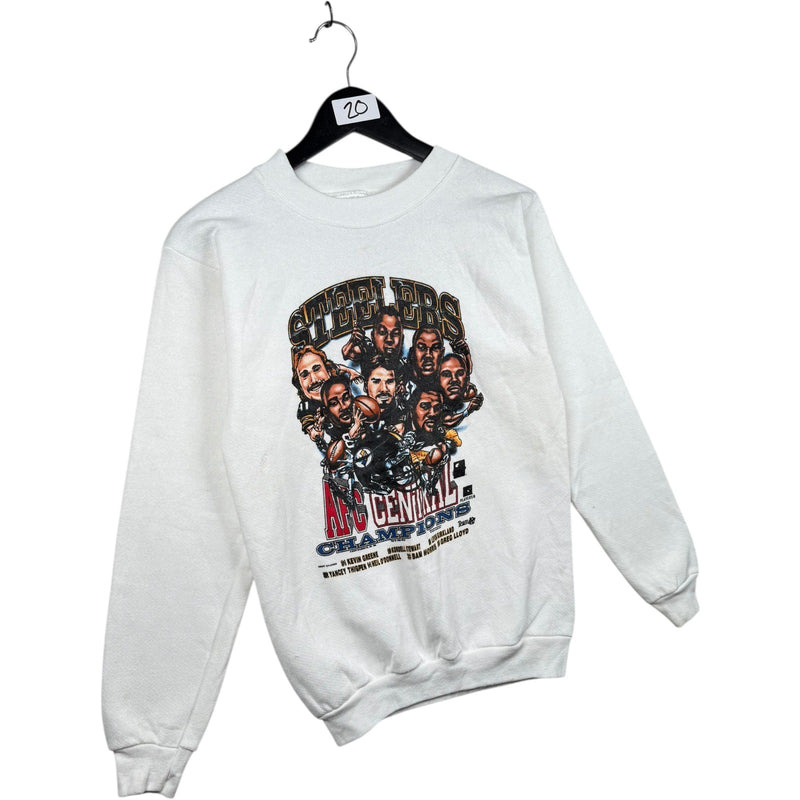 Vintage Steelers AFC Central Champions Sweatshirt Crewneck