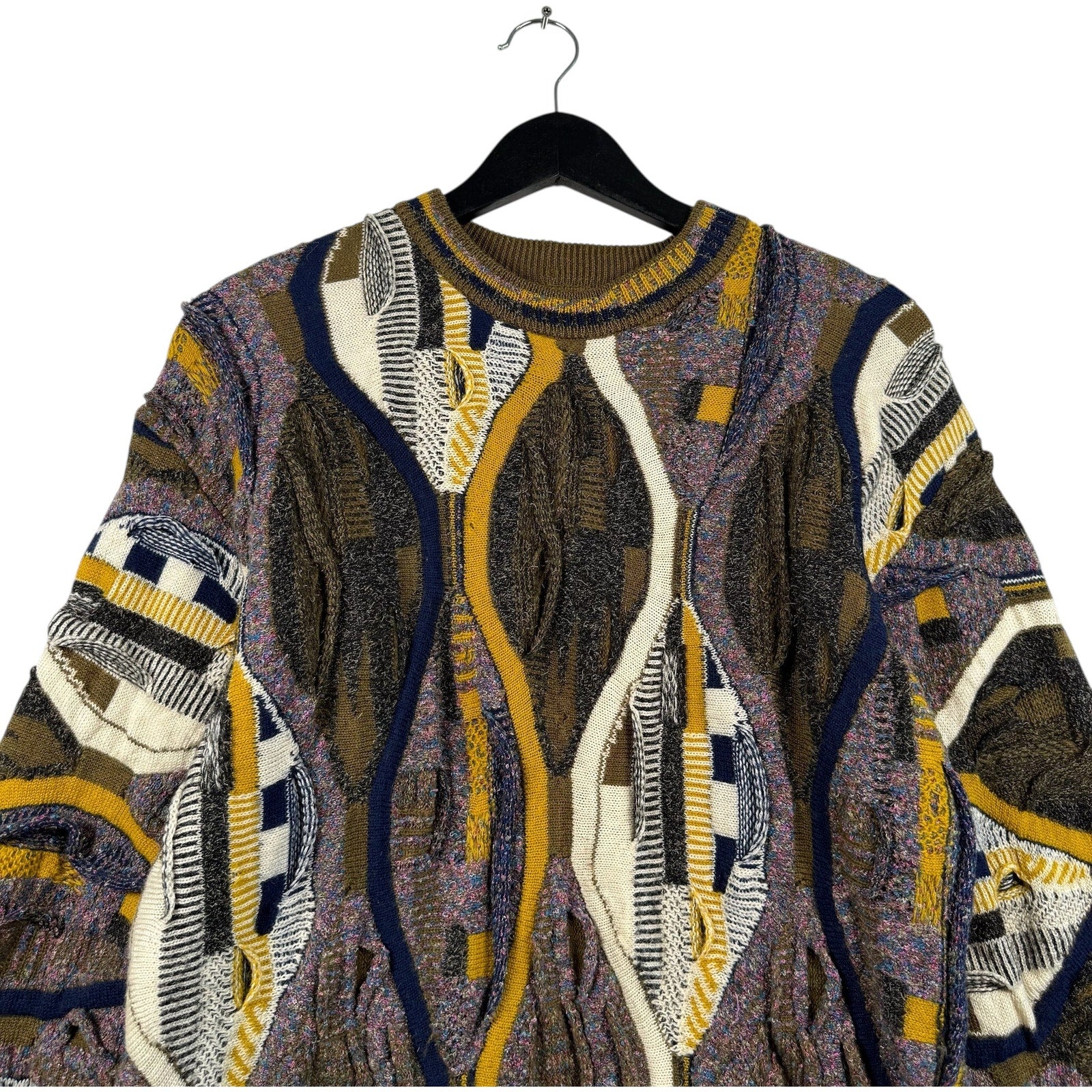 Vintage Coogi 3D Knit Textured Sweater