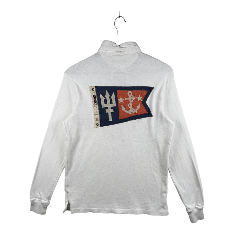 Vintage Polo Ralph Lauren US Rescue Patrol Recon Long Sleeve Polo