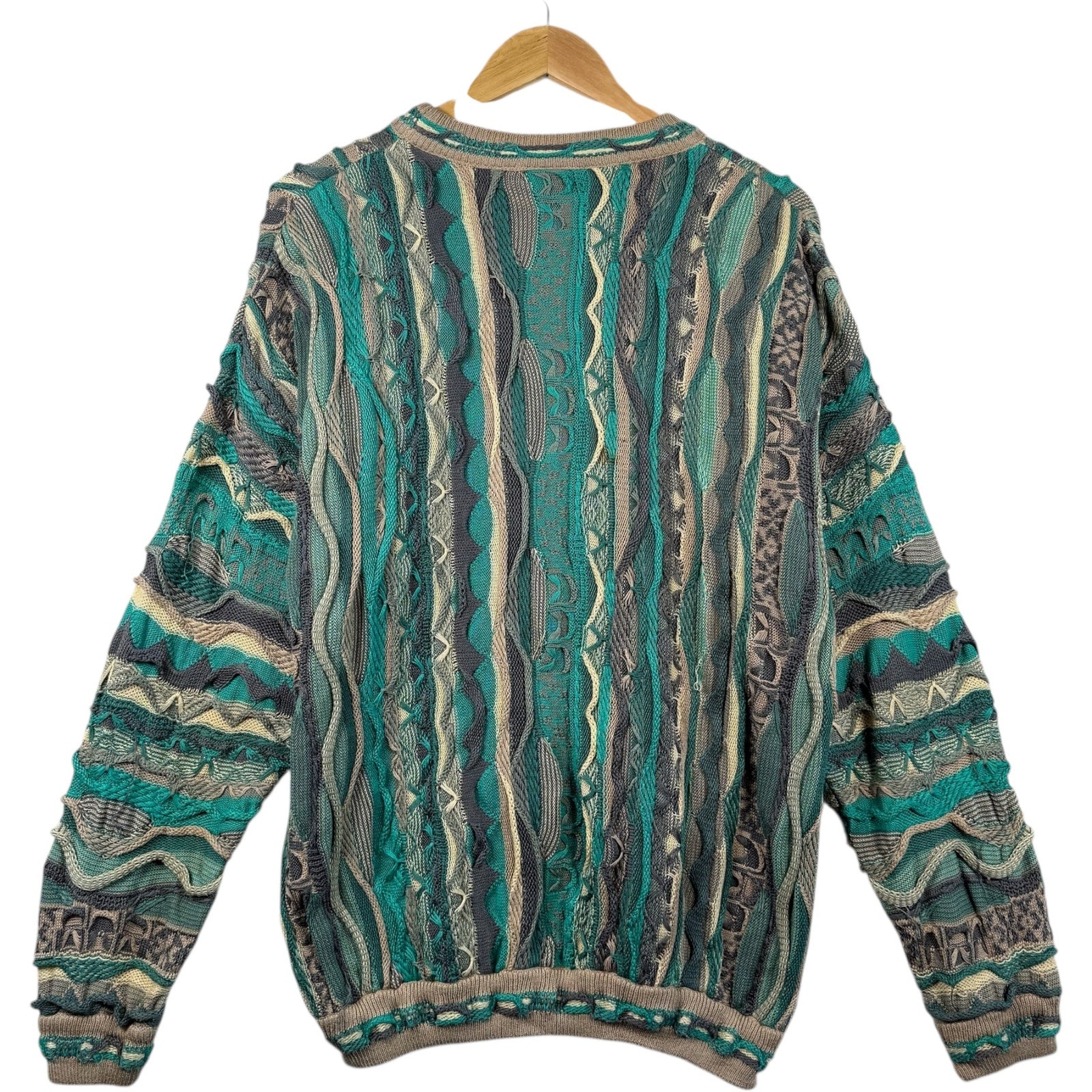 Vintage Coogi 3D Knit Textured Sweater