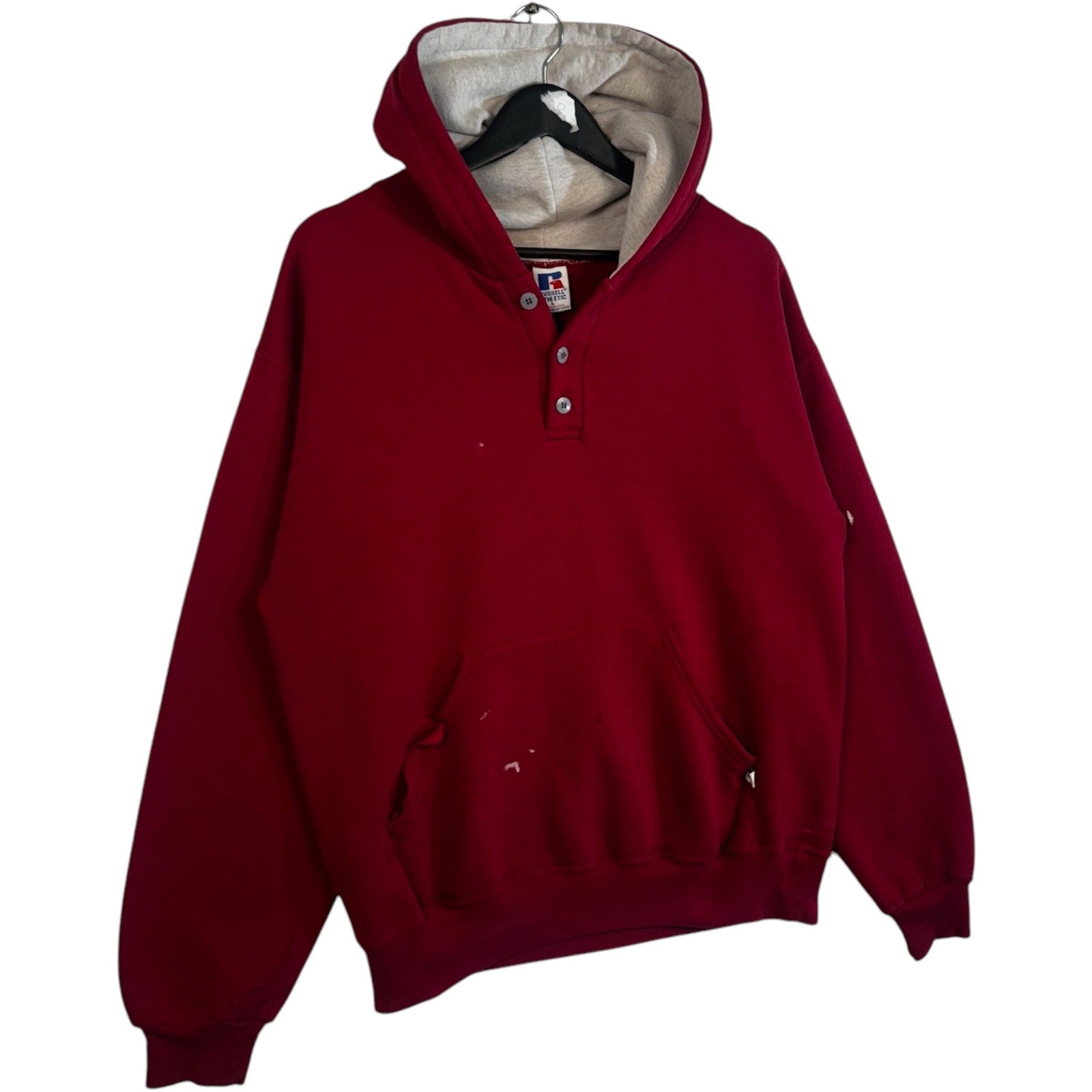 Vintage Russell Button Up Hoodie