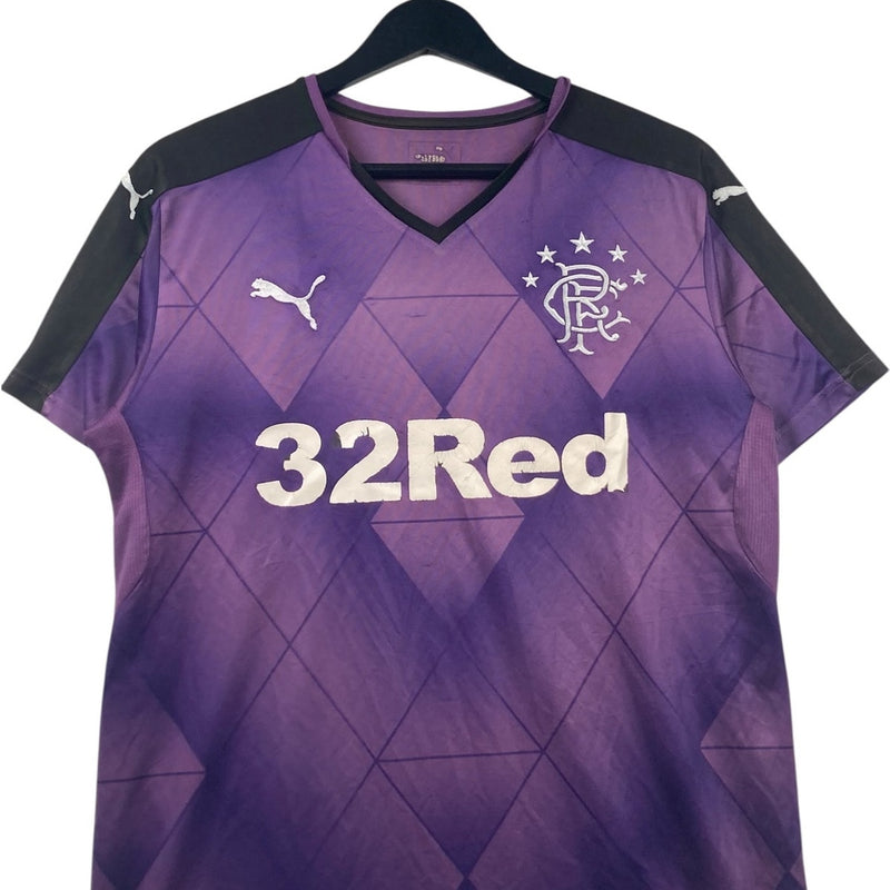 Vintage Puma Rangers FC 32Red Soccer Jersey