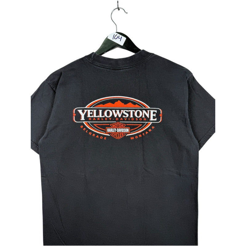 Vintage Harley Davidson Yellowstone Montana T-Shirt